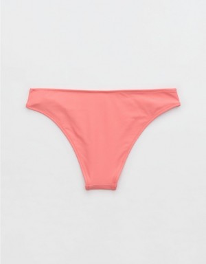 Aerie Cheeky Bikini Bottom Coral | 3214BIRFT