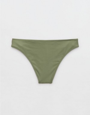 Aerie Cheeky Bikini Bottom Olive | 8653VQLUP