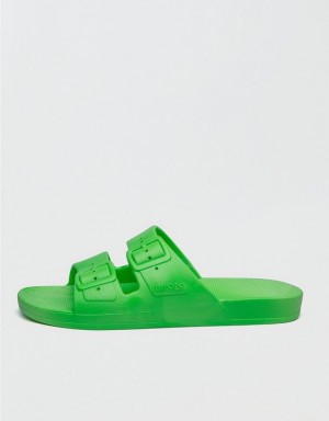 Aerie Freedom Moses Sandals Light Green | 0245RMDTO