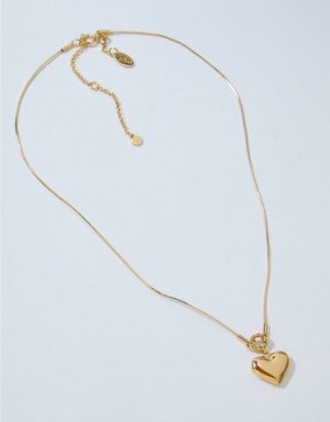 Aerie Gold Heart Jewelry Gold | 9315MNZIJ