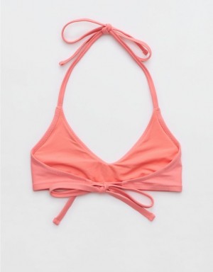 Aerie Halter Voop Bikini Top Coral | 3578TMSRB