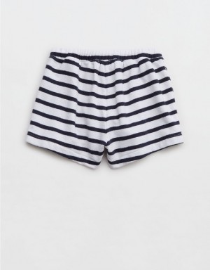 Aerie High Waisted Restart Shorts Navy | 7923OBRYT