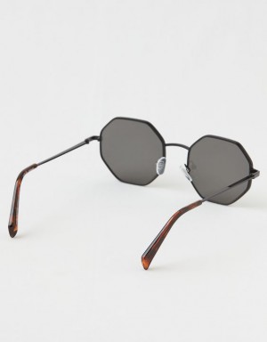 Aerie Movin' N Groovin' Sunglasses Black | 5820HRIGN