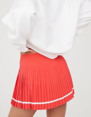 Aerie OFFLINE By All Aces Tennis Skirts Red | 1605TWBQM