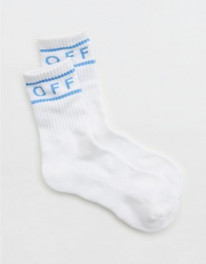 Aerie OFFLINE By Crew Socks Blue | 7612KRUCI