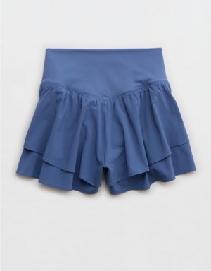 Aerie OFFLINE By Real Me Flirty Shorts Blue | 7359XFRAC