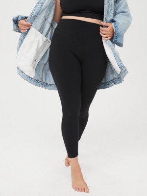 Aerie OFFLINE By Real Me High Waisted Leggings Black | 4359OBQVH