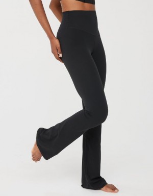 Aerie OFFLINE By Real Me Xtracut Leggings Black | 1436ARXTF