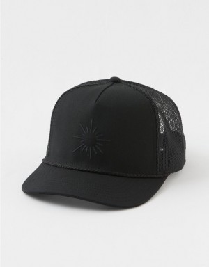 Aerie OFFLINE By Roped Trucker Hats Black | 6028ONVCL