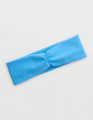 Aerie OFFLINE By The Hugger Cinch Hair Accessories Blue | 0486XQSJO