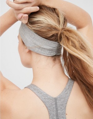 Aerie OFFLINE By The Hugger Cinch Hair Accessories Grey | 5076QOFNZ