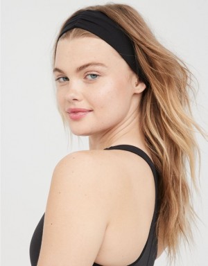 Aerie OFFLINE By The Hugger Cinch Hair Accessories Black | 4126AGUCF