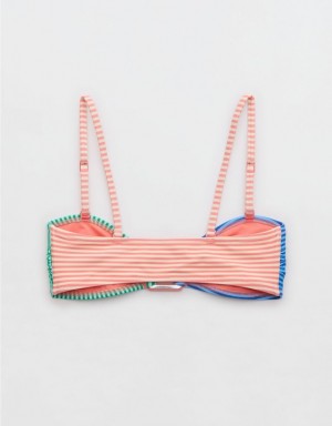 Aerie Ring Bandeau Bikini Top Multicolor | 2136WNTCA