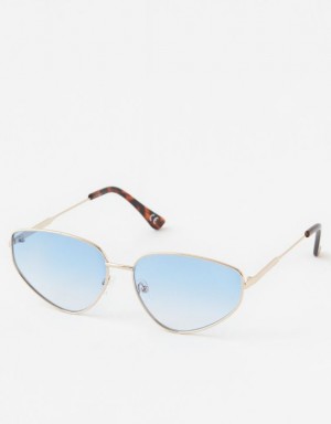 Aerie Throw-Back Sunglasses Blue | 7812SAYRM