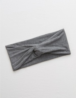 Aerie Top Knot Hair Accessories Dark Grey | 2013TIOAZ