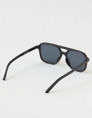 Aerie Vacay Mode Sunglasses Black | 6021BXYUE