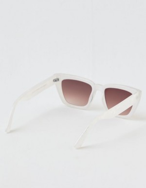 Aerie Weekend Sunglasses White | 8426LSAMU