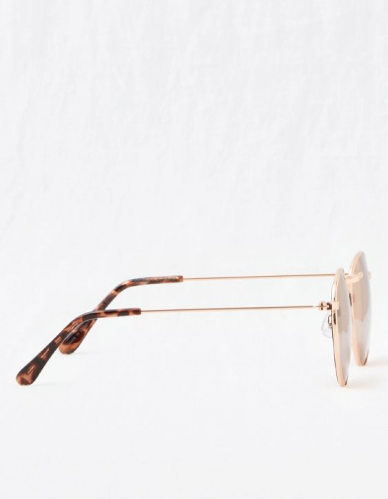 Aerie Bright Side Sunglasses Rose / Gold | 4568OIEBQ