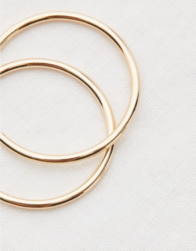 Aerie Classic Hoop Jewelry Gold | 6174TNMPD