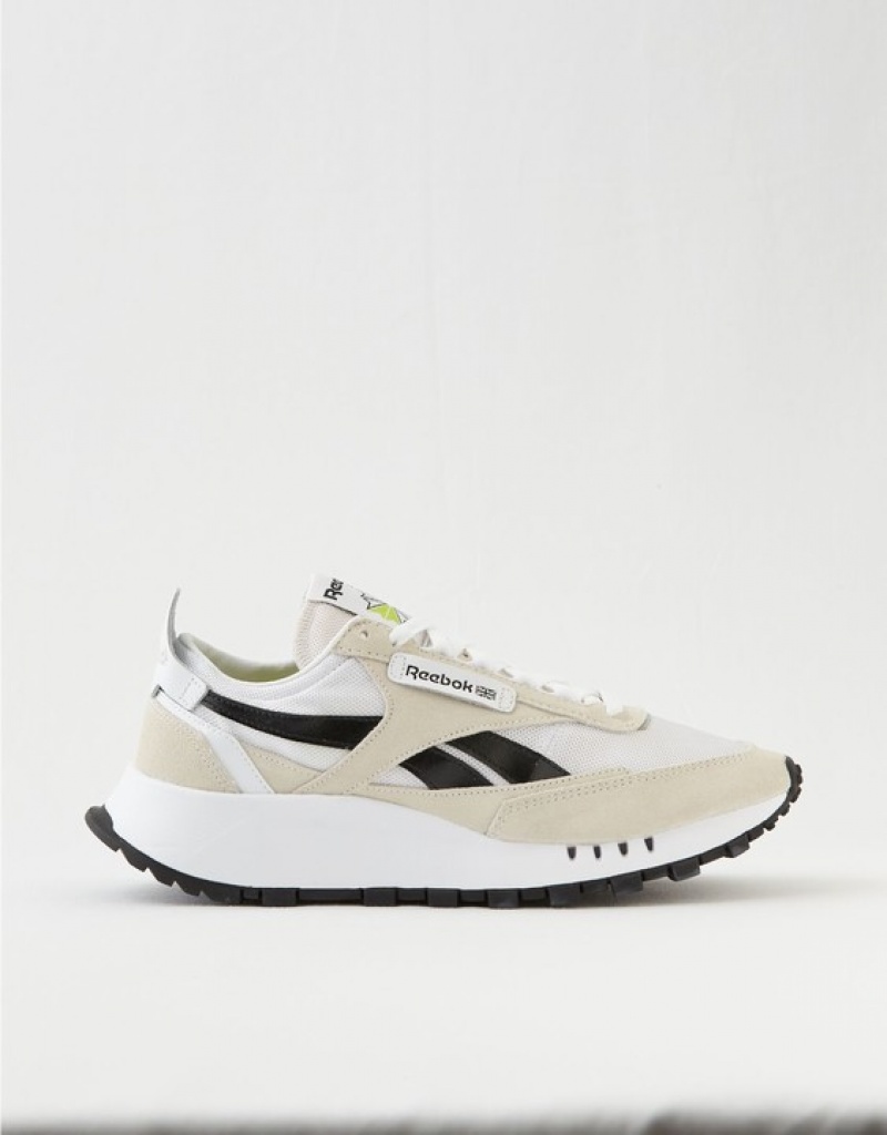 Aerie Classic Leather Legacy Sneakers White | 6019FZKJE