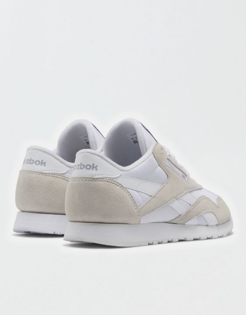 Aerie Classic Nylon Sneakers White | 4095YDAHP