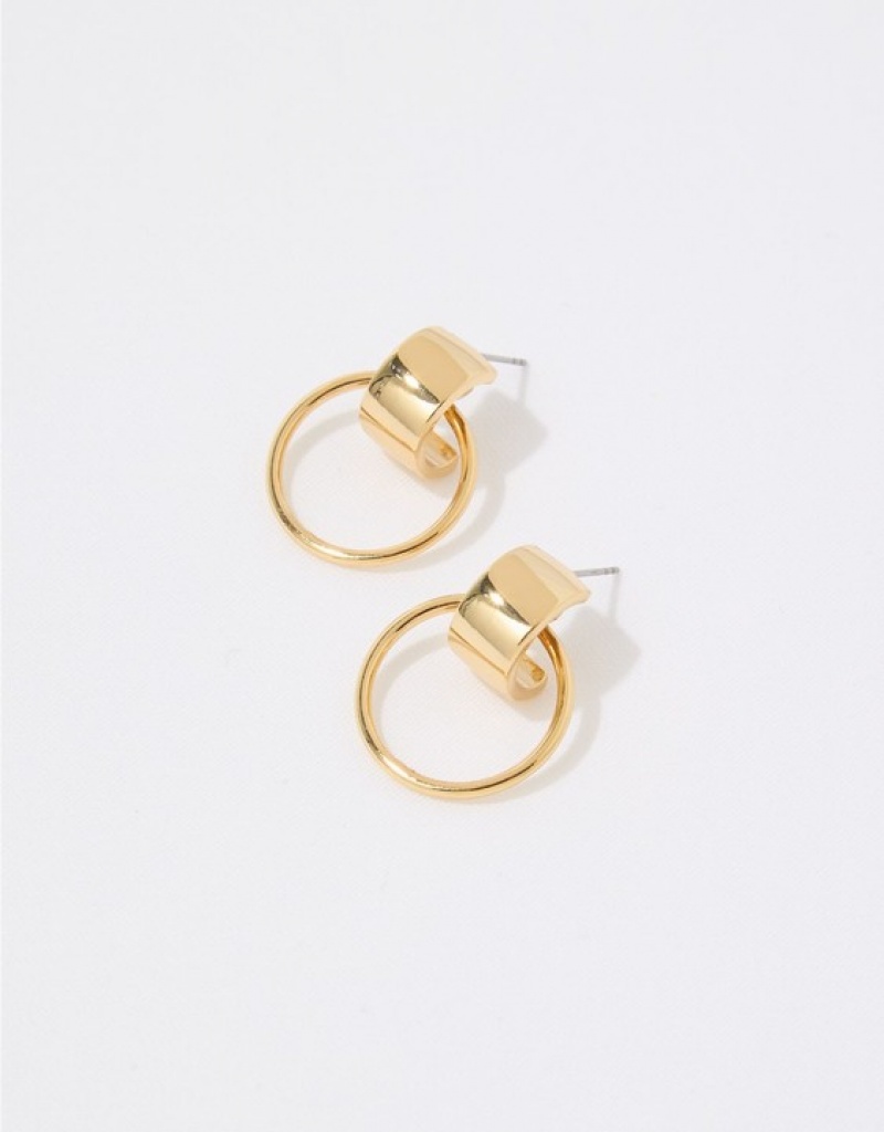 Aerie Cuff Hoop Jewelry Gold | 4567SANXM