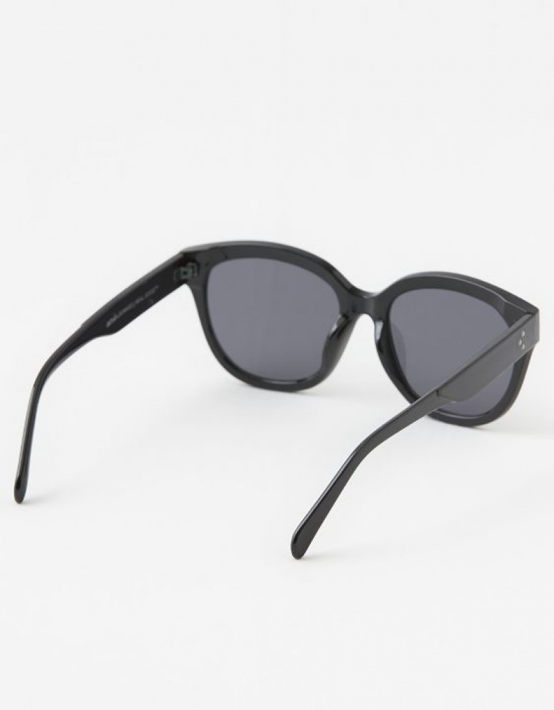 Aerie Dare To Square Sunglasses Black | 7198QCIVB