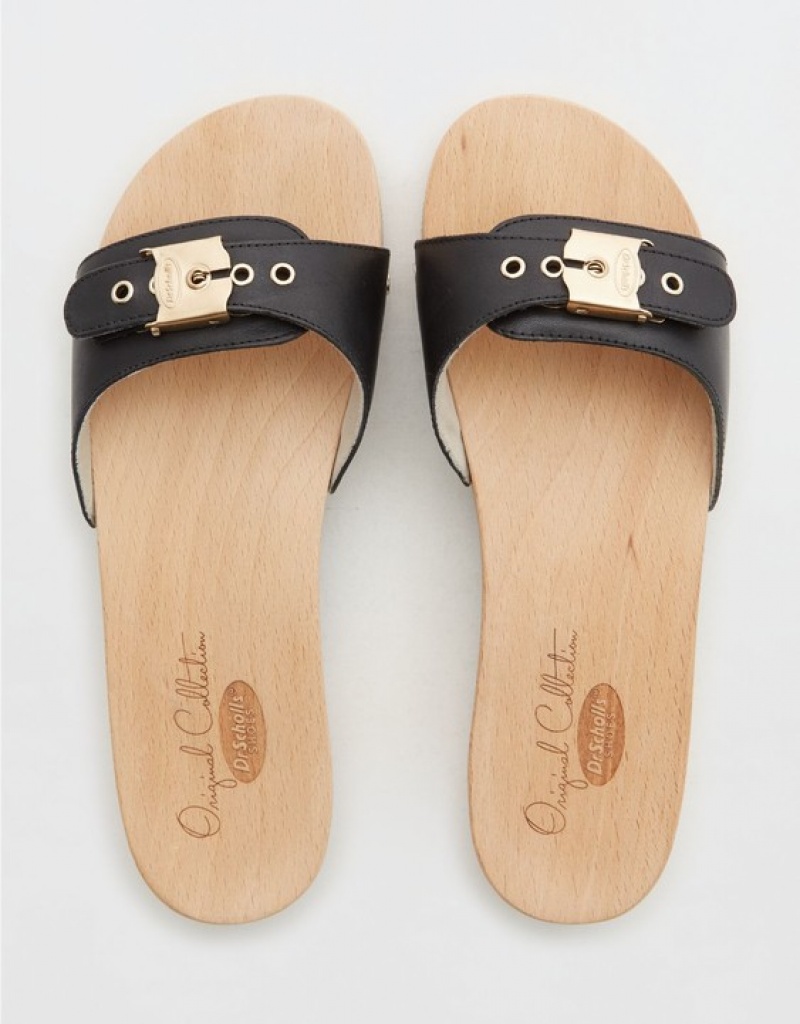 Aerie Dr. Scholl's Original Sandals Black | 5063THFWY