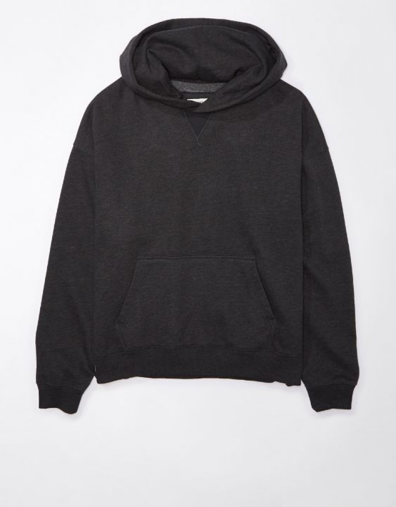 Aerie Fleece Hoodie Black | 3807LTXGA