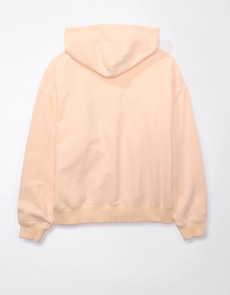 Aerie Fleece Hoodie Light Pink | 4906IPVUY