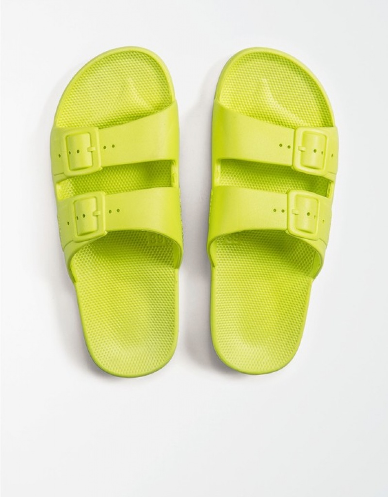 Aerie Freedom Moses Sandals Yellow | 4920WNGIU