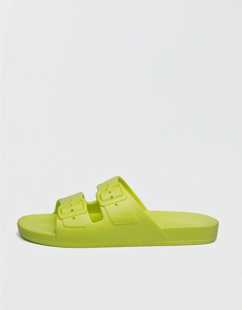 Aerie Freedom Moses Sandals Yellow | 4920WNGIU