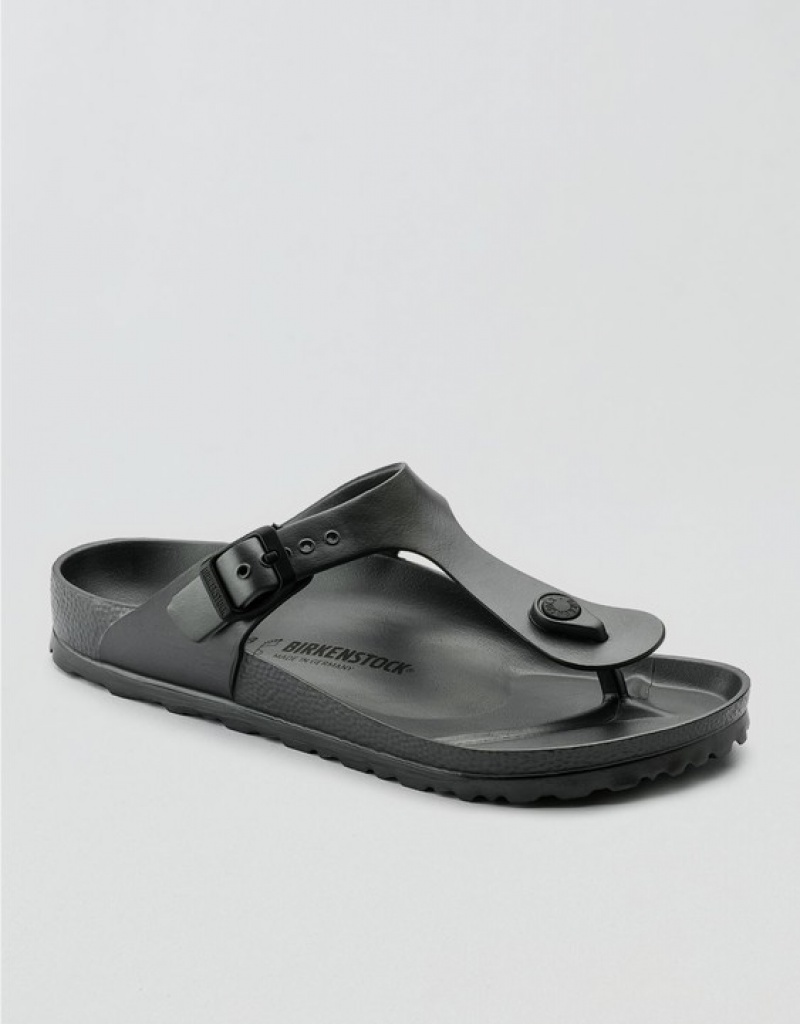 Aerie Gizeh Eva Sandals Black | 2319HVXIN