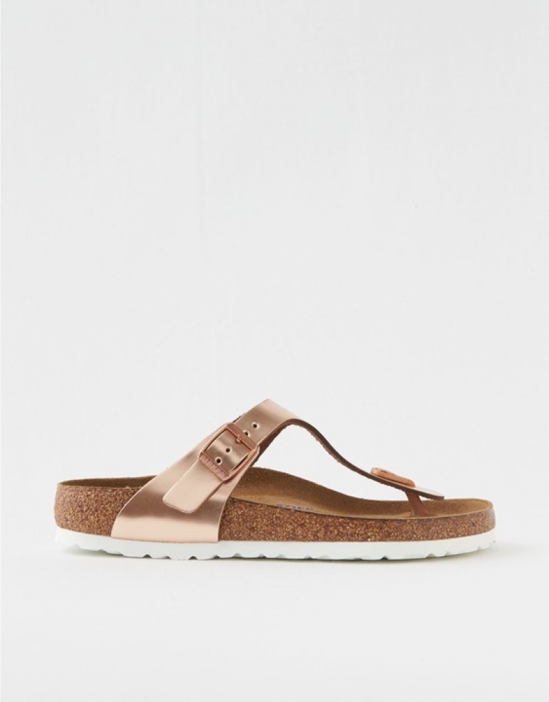 Aerie Gizeh Sandals Rose / Gold | 7396VECQG