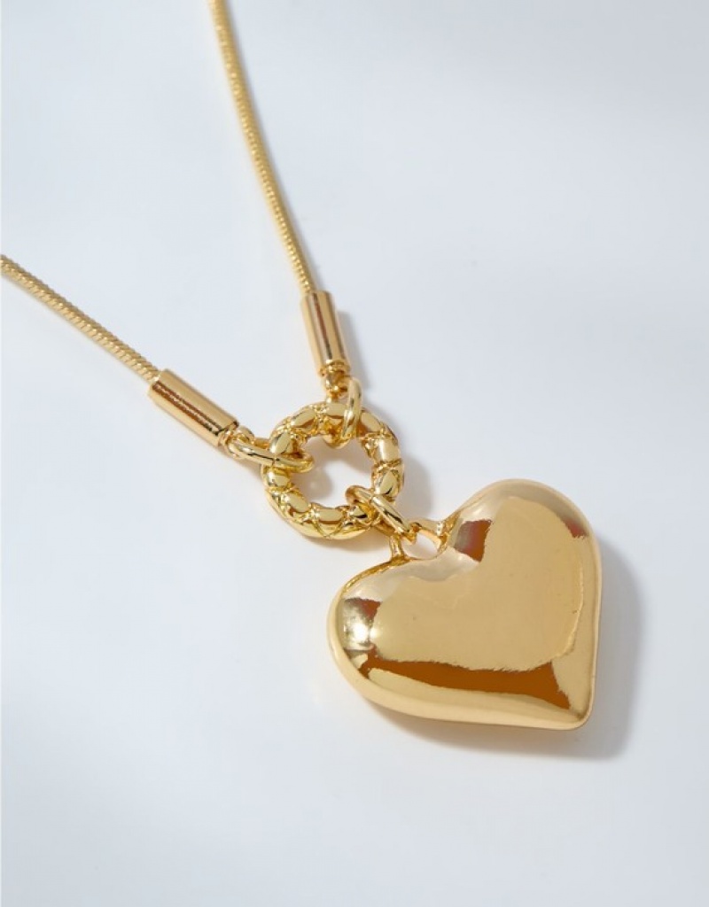 Aerie Gold Heart Jewelry Gold | 9315MNZIJ