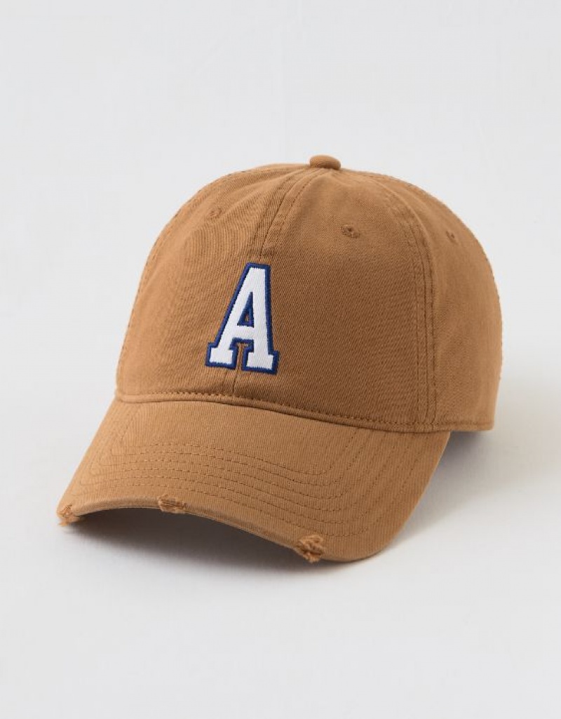 Aerie Graphic Baseball Hats Brown | 6827OTBPI