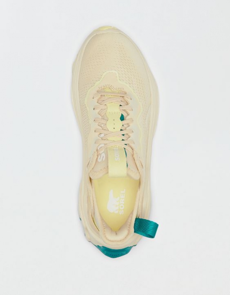 Aerie Kinetic Breakthru Day Lace Sneakers Cream | 6308CZMNK