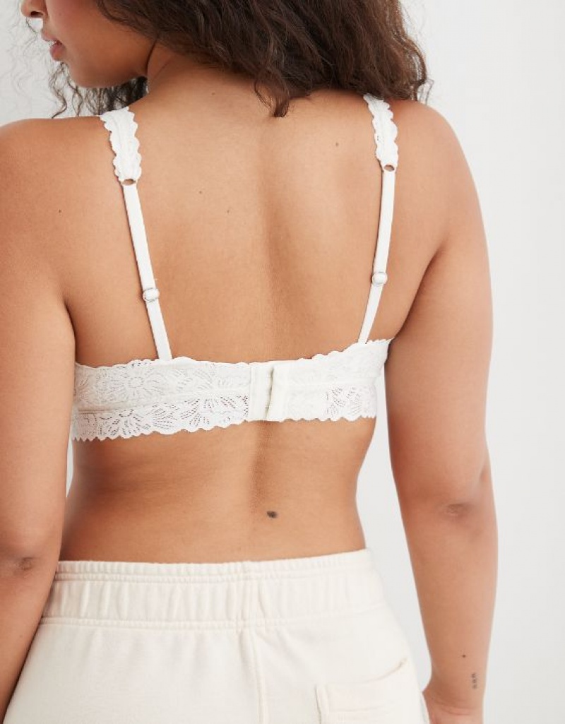 Aerie Mama By Aerie™ Lacelette Bras White | 4563UKQPL