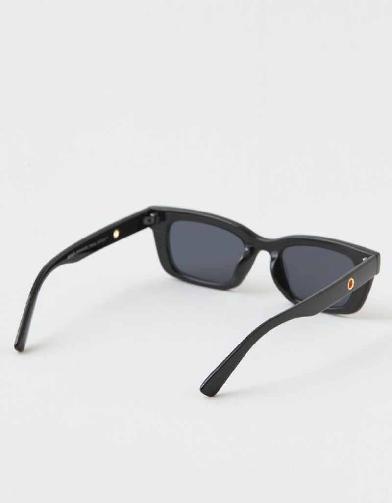 Aerie Mini Weekend Sunglasses Black | 3297TUIJG