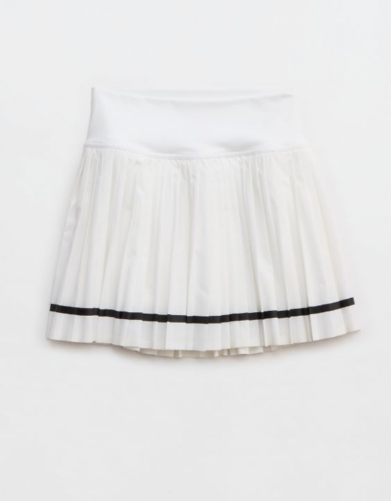 Aerie OFFLINE By All Aces Tennis Skirts White | 1263ZMOGH