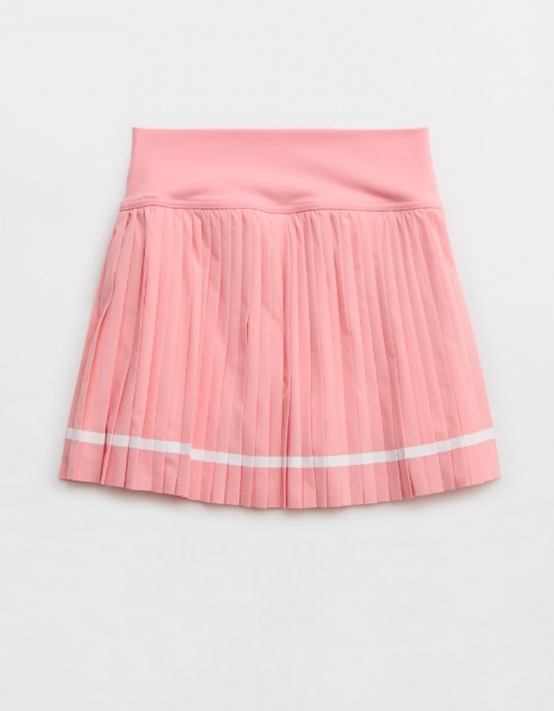 Aerie OFFLINE By All Aces Tennis Skirts Pink | 4972OYMJW