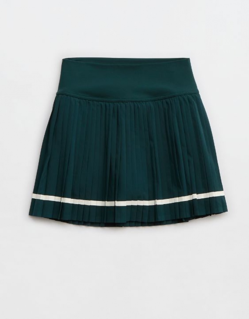 Aerie OFFLINE By All Aces Tennis Skirts Deep Green | 3965INRVG