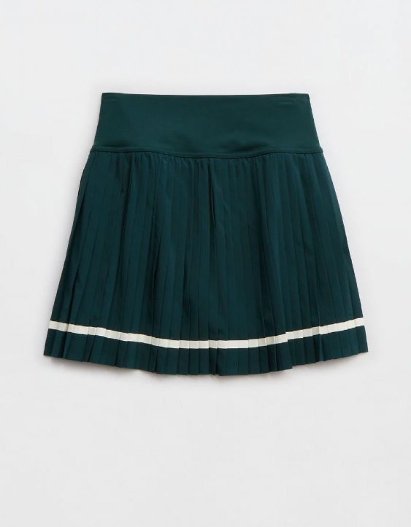 Aerie OFFLINE By All Aces Tennis Skirts Deep Green | 3965INRVG