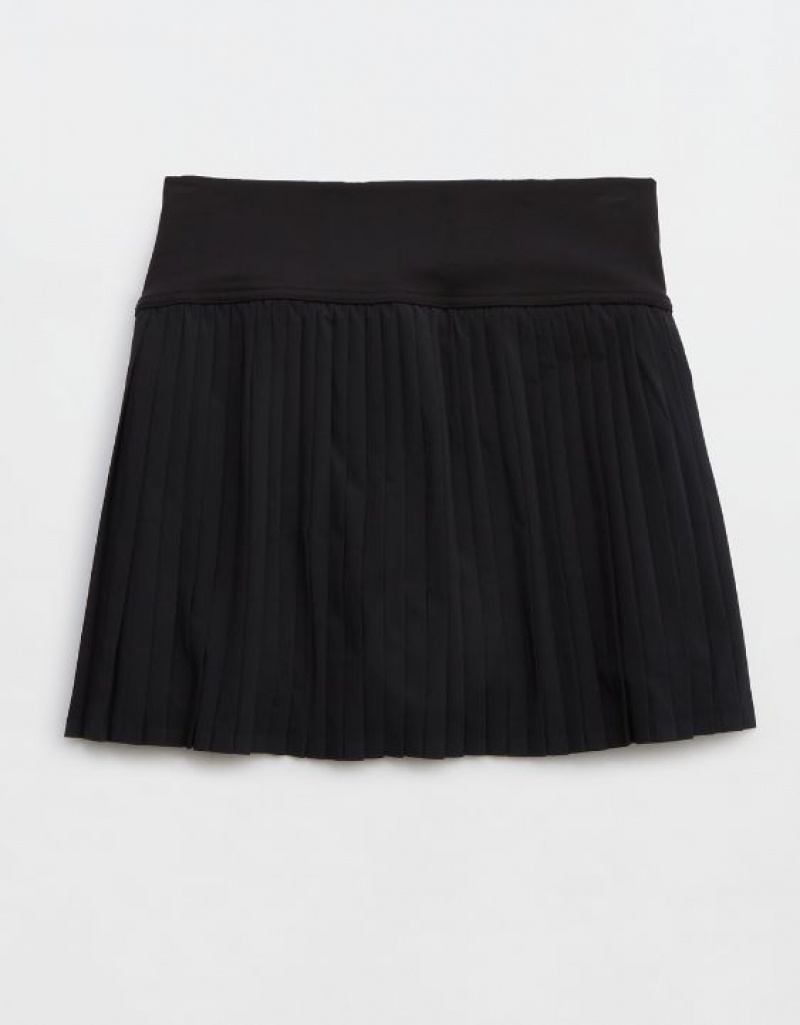 Aerie OFFLINE By All Aces Tennis Skirts Black | 9041HLWKU