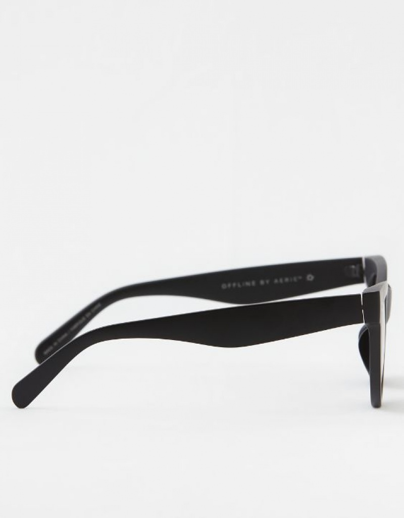 Aerie OFFLINE By Cateye Sunglasses Black | 9017IPXYA