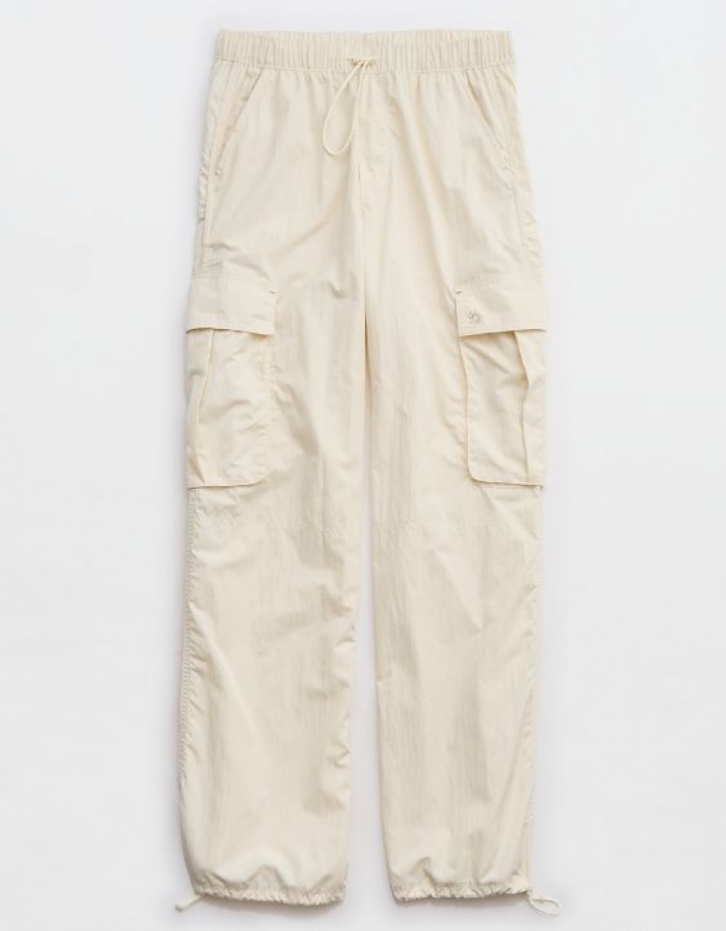 Aerie OFFLINE By Chill Moves Cargo Pants White | 6924WIEBL