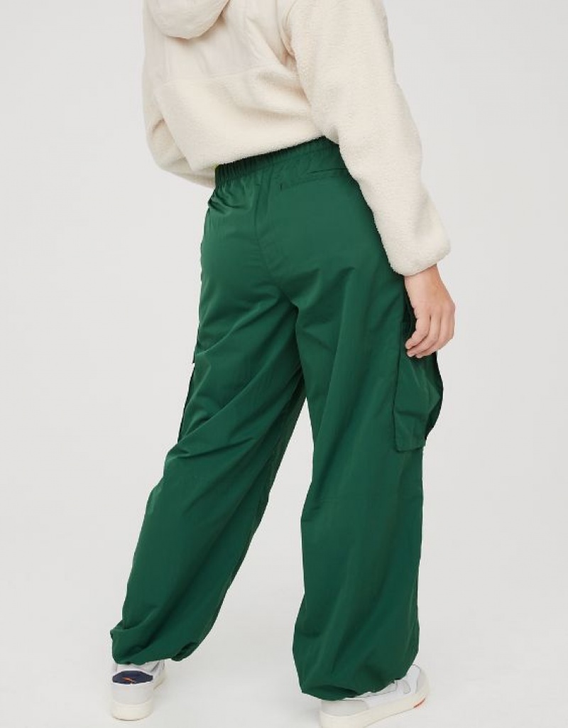 Aerie OFFLINE By Chill Moves Cargo Pants Green | 9276IOAXR