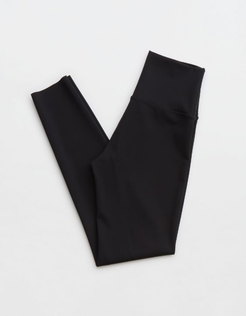 Aerie OFFLINE By Goals High Waisted Leggings Black | 1938EDTVH