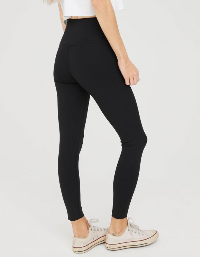 Aerie OFFLINE By Goals High Waisted Leggings Black | 1938EDTVH