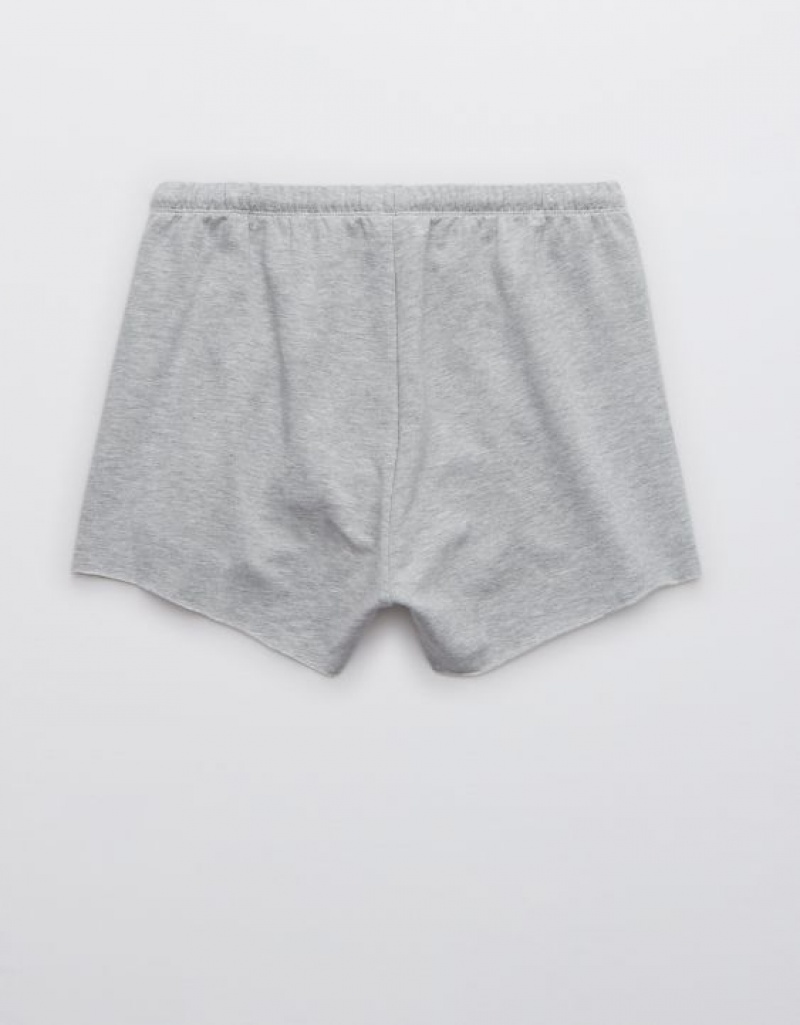 Aerie OFFLINE By OTT Fleece Shorts Grey | 4723DVOMU